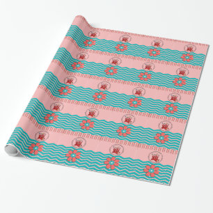 Phlebotomist Zickzack Entwurf Geschenkpapier