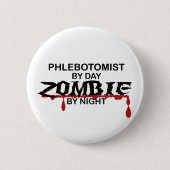 Phlebotomist Zombie Button (Vorderseite)