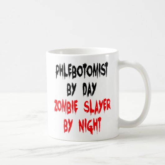 Phlebotomist Zombie Slayer Kaffeetasse (Rechts)