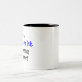 Phlebotomist Zweifarbige Tasse (Mittel)