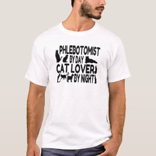 Phlebotomistin Cat Lover T-Shirt
