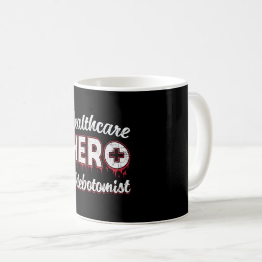 Phlebotomistin Krankenpflegeschenk Kaffeetasse (VorderseiteRechts)