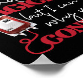 Phlebotomistin Phlebotomie Ich bin Phlebotomistin Poster (Ecke)