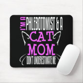 Phlebotomistin und Katze-Mama Funny Phlebotomy Ges Mousepad (Mit Mouse)