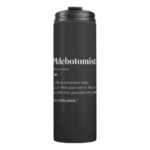 Phlebotomistische Definition - Funny Blood Zeichn Thermosbecher