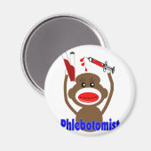 Phlebotomistische Geschenke für den Sockner - Ador Magnet (Vorderseite/Rückseite)