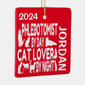 Phlebotomistische Lieben Cats CUSTOM Keramikornament (Rechts)