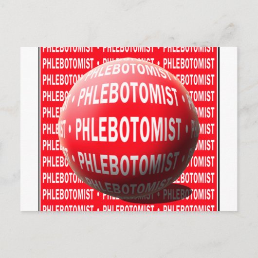 PHLEBOTOMISTISCHE SPHERENBLUTFALL POSTKARTE (Vorderseite)