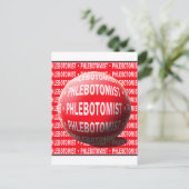 PHLEBOTOMISTISCHE SPHERENBLUTFALL POSTKARTE (Stehend Vorderseite)