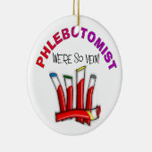 Phlebotomistische Weihnachtsdekoration Keramik Ornament (Rechts)