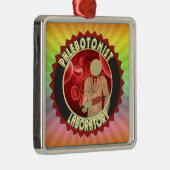 PHLEBOTOMISTISCHES BLUTLOGIUM ORNAMENT AUS METALL (Rechts)