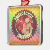 PHLEBOTOMISTISCHES BLUTLOGIUM SILBERNES ORNAMENT (Links)