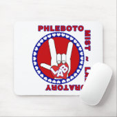 PHLEBOTOMISTISCHES LIEBE-LOGO-LABAORTOROR MOUSEPAD (Mit Mouse)
