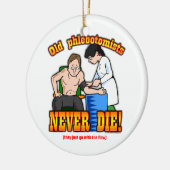 Phlebotomists Keramikornament (Links)