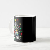 Phlebotomy Blood Tube Christmas Tree Phlebotomist  Kaffeetasse (Vorderseite Links)