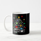 Phlebotomy Blood Tube Christmas Tree Phlebotomist  Kaffeetasse (Links)