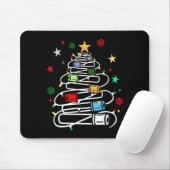 Phlebotomy Blood Tube Christmas Tree Phlebotomist  Mousepad (Mit Mouse)