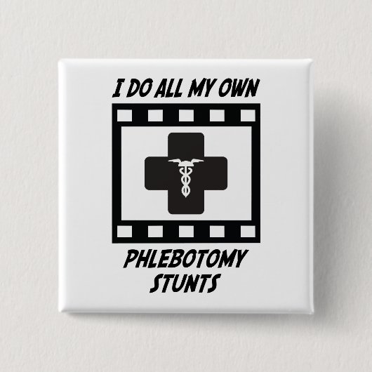 Phlebotomy-Bremsungen Button (Vorderseite)