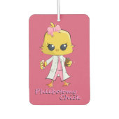 Phlebotomy Chick Air Freshener Autolufterfrischer (Vorderseite)