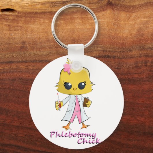 Phlebotomy Chick Schlüsselanhänger (Vorderseite)