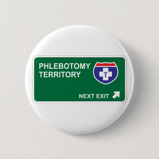 Phlebotomy-folgender Ausgang Button (Vorderseite)