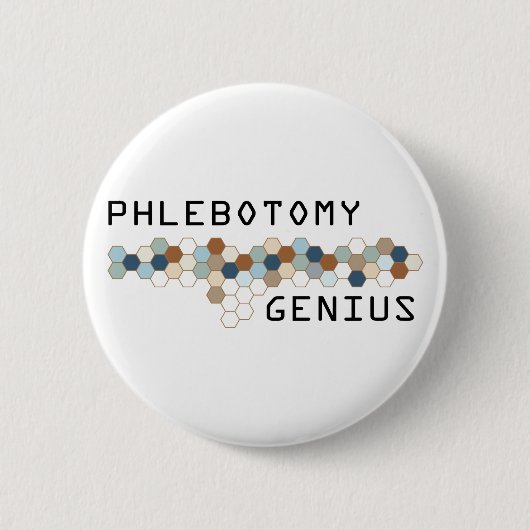 Phlebotomy-Genie Button (Vorderseite)