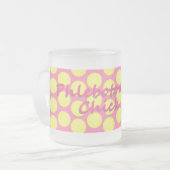 Phlebotomy-Küken punktiert mattierte mattierte Mattglastasse (Vorderseite Links)