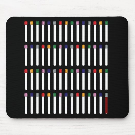 Phlebotomy-Rohre Mousepad (Vorne)