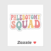 Phlebotomy Squad Phlebotomist Recognition Week Aufkleber (Blatt)