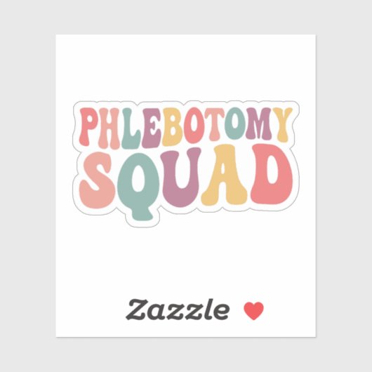 Phlebotomy Squad Phlebotomist Recognition Week Aufkleber (Blatt)