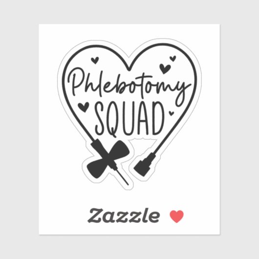 Phlebotomy Squad Phlebotomist Recognition Week Aufkleber (Blatt)