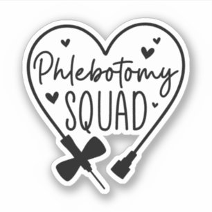 Phlebotomy Squad Phlebotomist Recognition Week Aufkleber