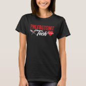 Phlebotomy Tech Phlebotomist Blood Technician T-Shirt (Vorderseite)