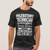 Phlebotomy Technician Apparel  Top  Technicians De (Vorderseite)