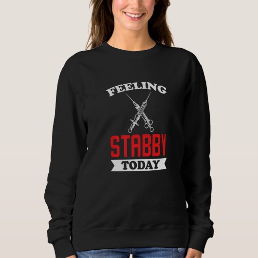 Phlebotomy Technician for Phlebotomists RN Nurse V Sweatshirt (Vorderseite)