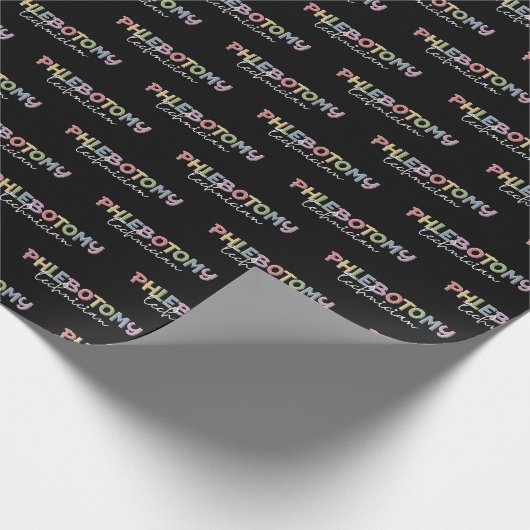 Phlebotomy Technician PBT Phlebotomie Tech Geschenkpapier (Ecke)