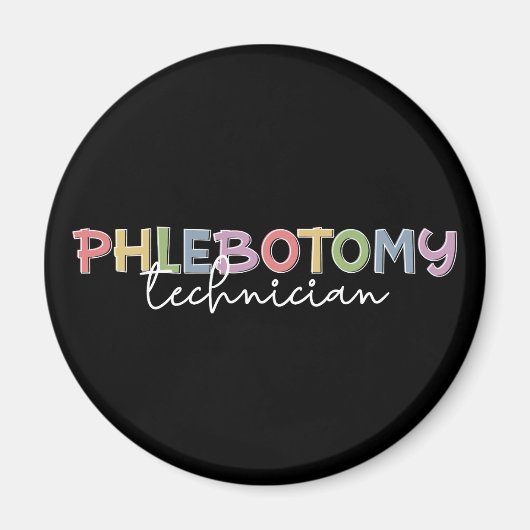 Phlebotomy Technician PBT Phlebotomie Tech Magnet (Vorne)