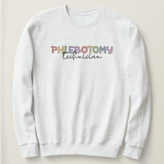 Phlebotomy Technician PBT Phlebotomie Tech Sweatshirt (Design vorne)