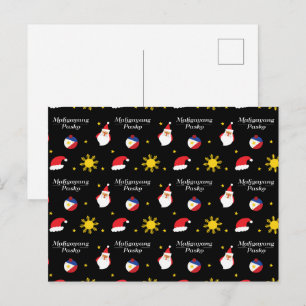 Phlippines Weihnachts Maligayang Pasko Tagalog Postkarte