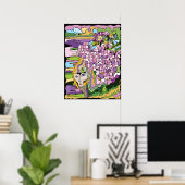 Phlox Atuma Poster (Heimbüro)