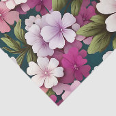 Phlox farbiges Muster Seidenpapier (Ausschnitt)
