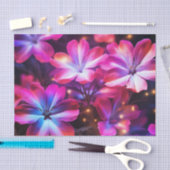 Phlox in Neon Glow Seidenpapier (Handwerk)