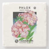 Phlox Steinuntersetzer (Vorderseite)