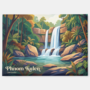 Phnom Kulen Nationalpark Kambodscha Magnet