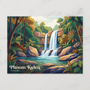 Phnom Kulen Nationalpark Kambodscha Postkarte