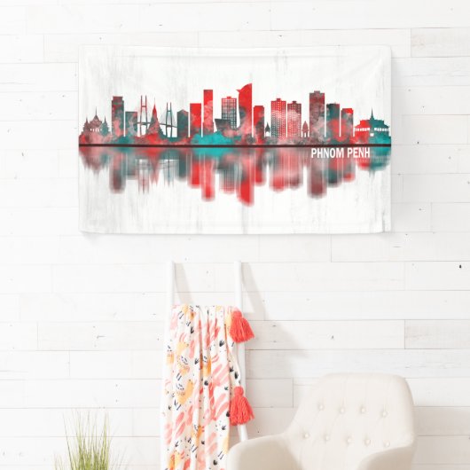 Phnom Penh Cambodia Skyline Banner (Insitu)