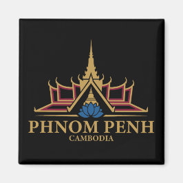 Phnom Penh Cambodia Southeast Asia Magnet