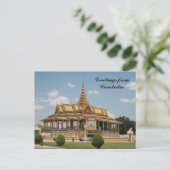 Phnom penh-Grüße Postkarte (Stehend Vorderseite)