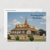 Phnom penh-Grüße Postkarte (Vorne/Hinten)