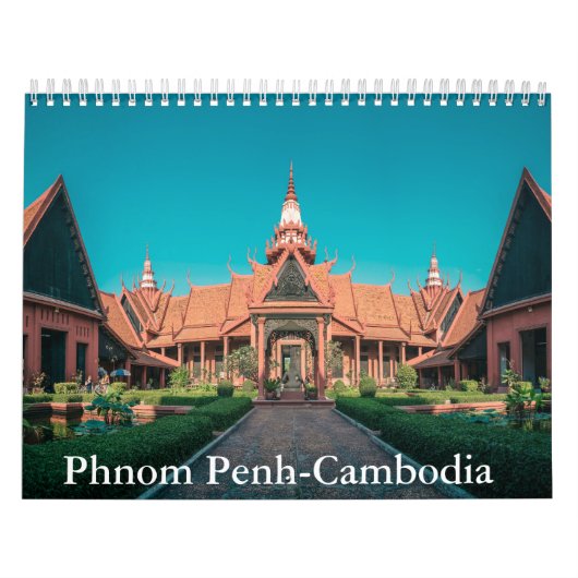 Phnom Penh-Kambodscha-Kalender Kalender (Titelbild)